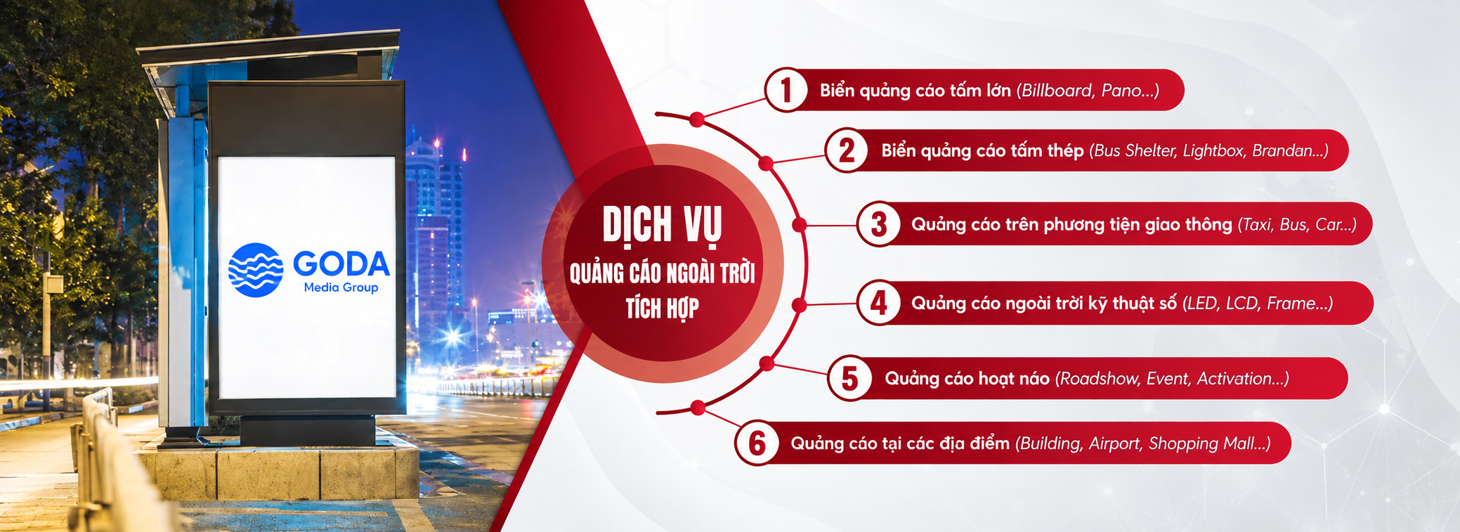 Thùng rác thông minh tích hợp Lightbox quảng cáo GODA