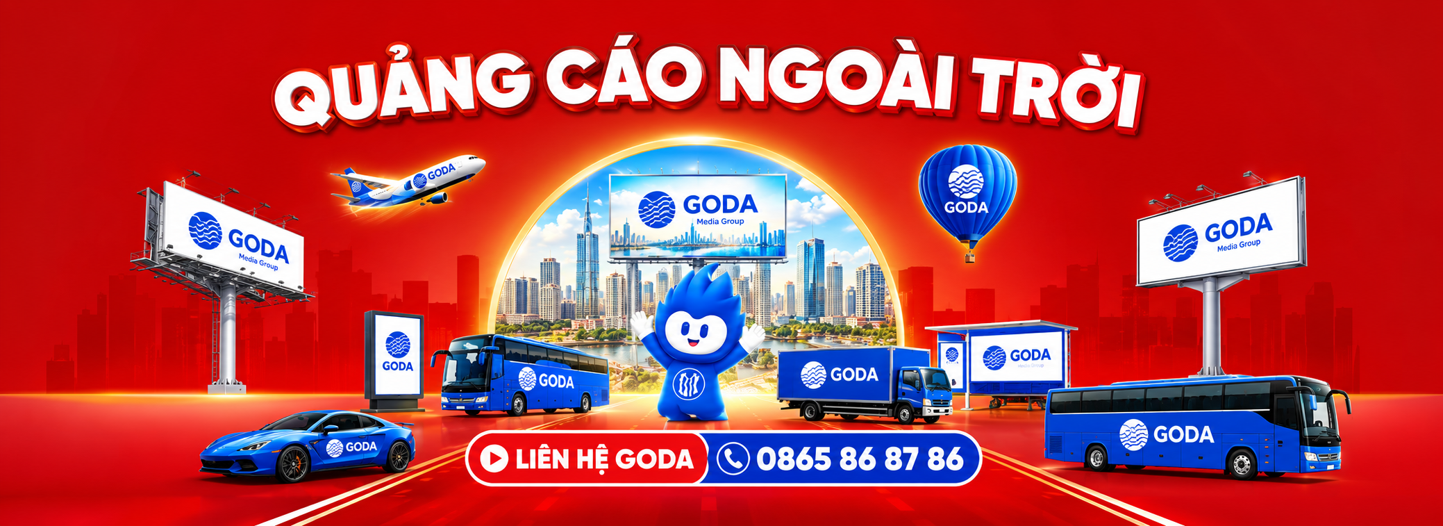 Hơn 1.000 vị trí quảng cáo đắc địa của GODA